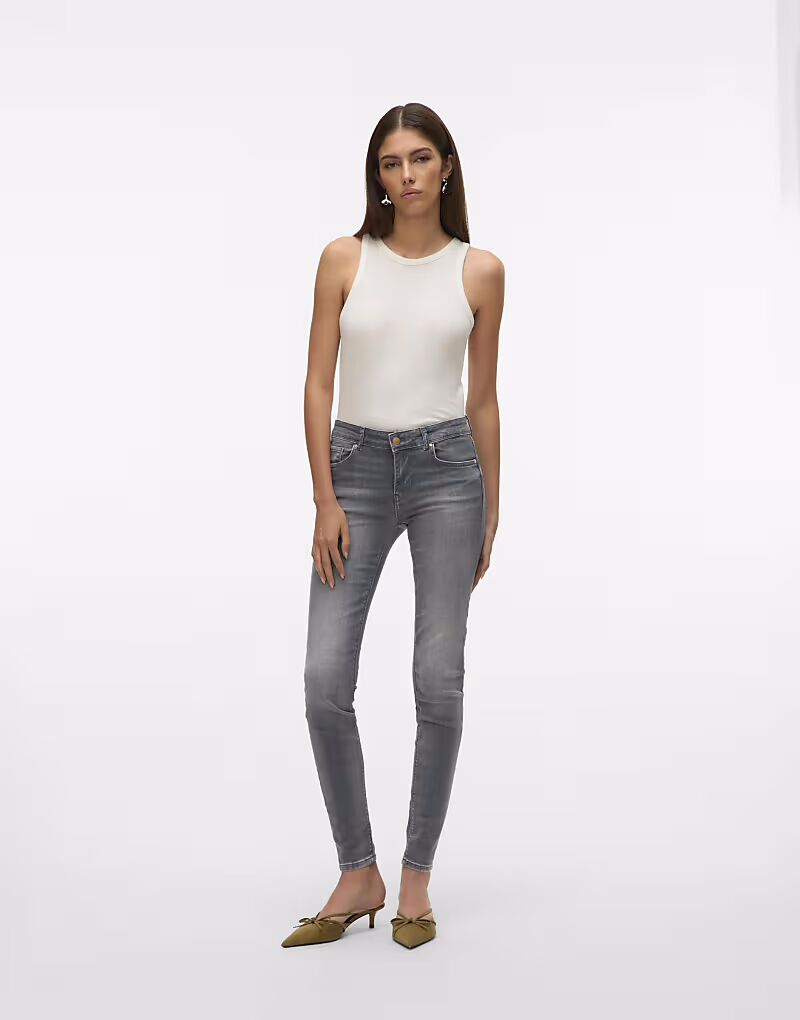 

Джинсы Vero Moda Slim fit из средне-серого денима