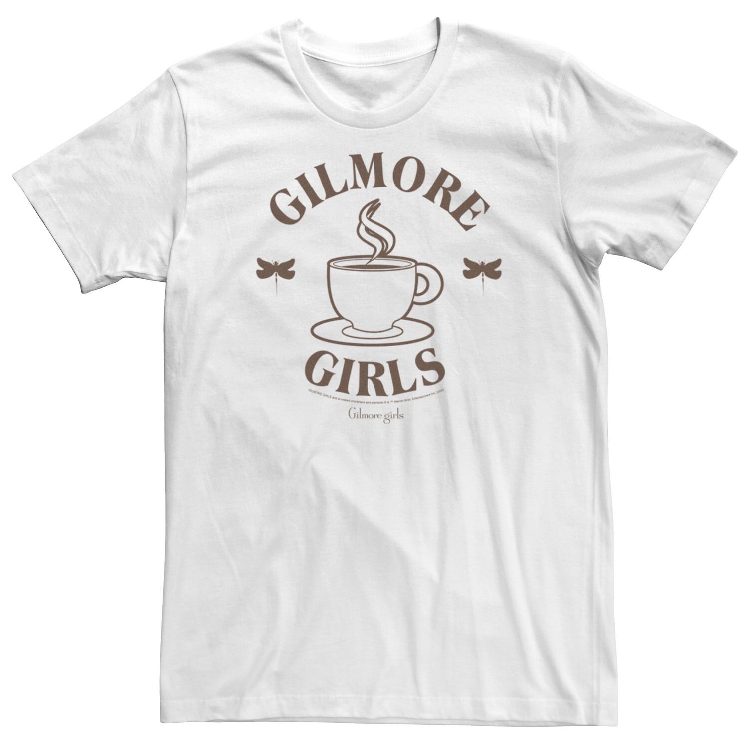 

Мужская футболка с логотипом Gilmore Girls Coffee Cup Licensed Character, белый