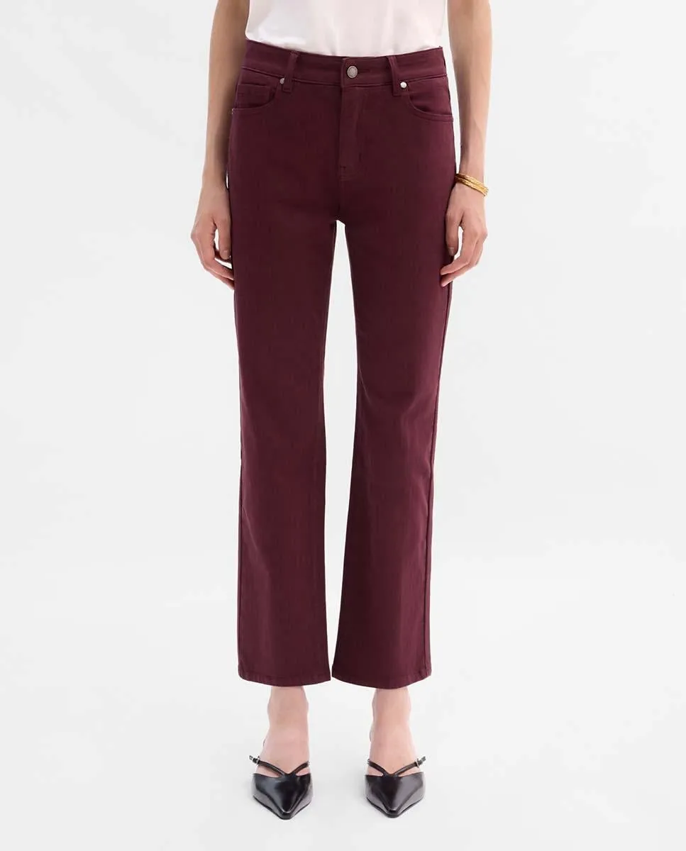 

Женские узкие брюки с пятью карманами Simorra, красный