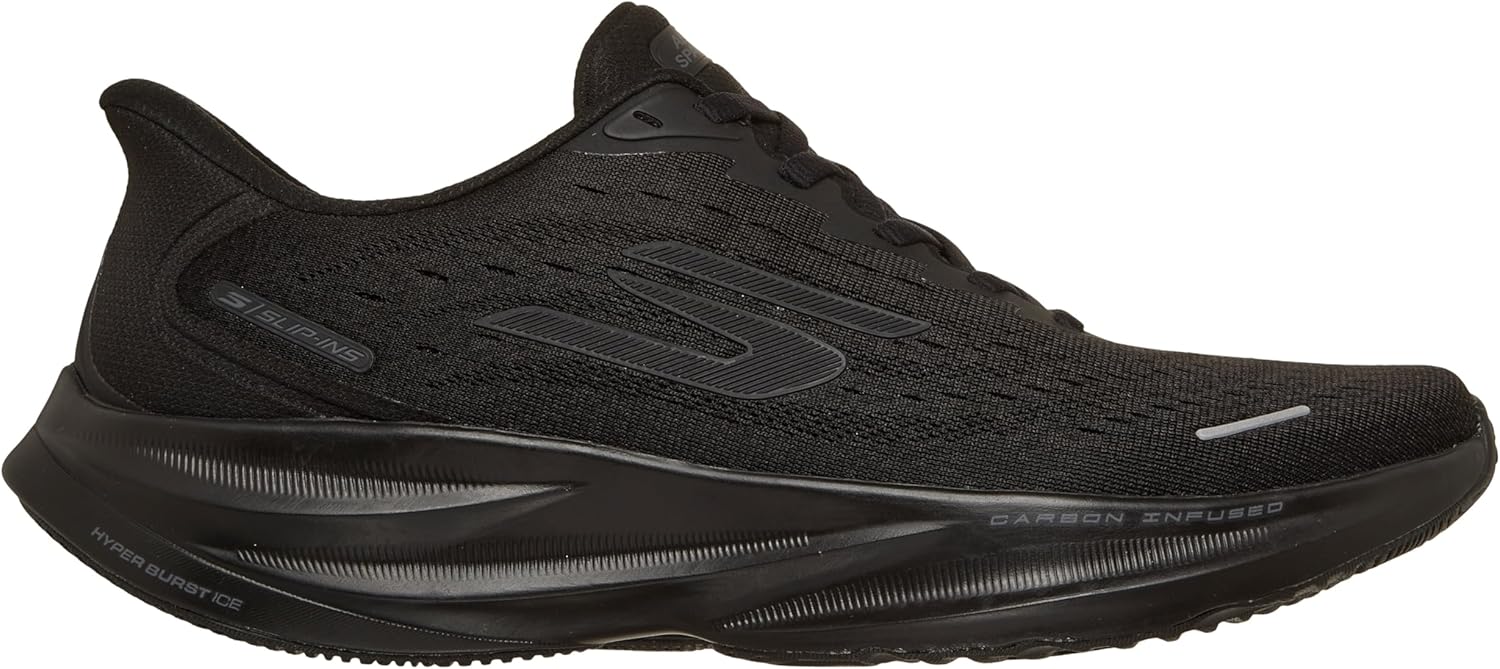Мужские слипоны Skechers Aero Spark без шнурков, черный — фото 4