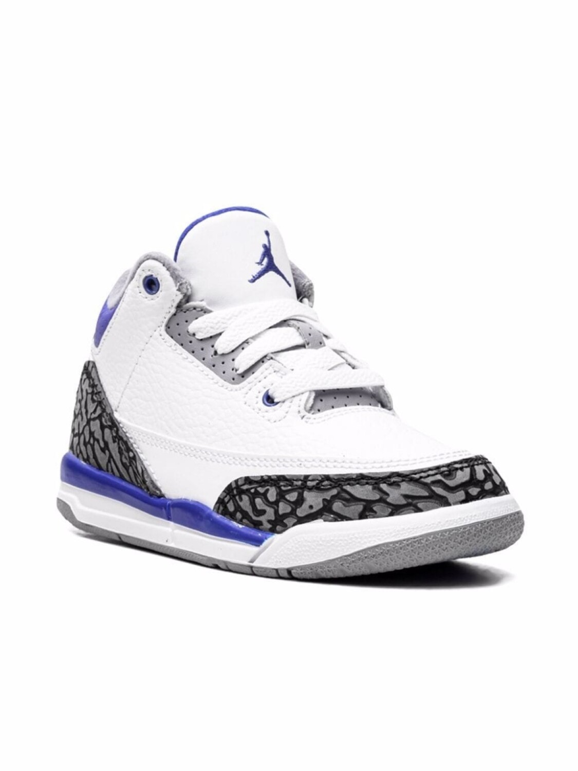

Кроссовки Air Jordan 3 Racer Blue Jordan Kids, белый