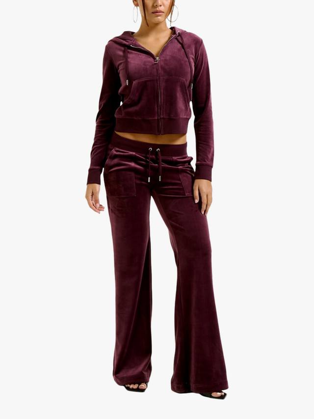 

Толстовка с классическим логотипом robertson Juicy Couture, цвет Wine
