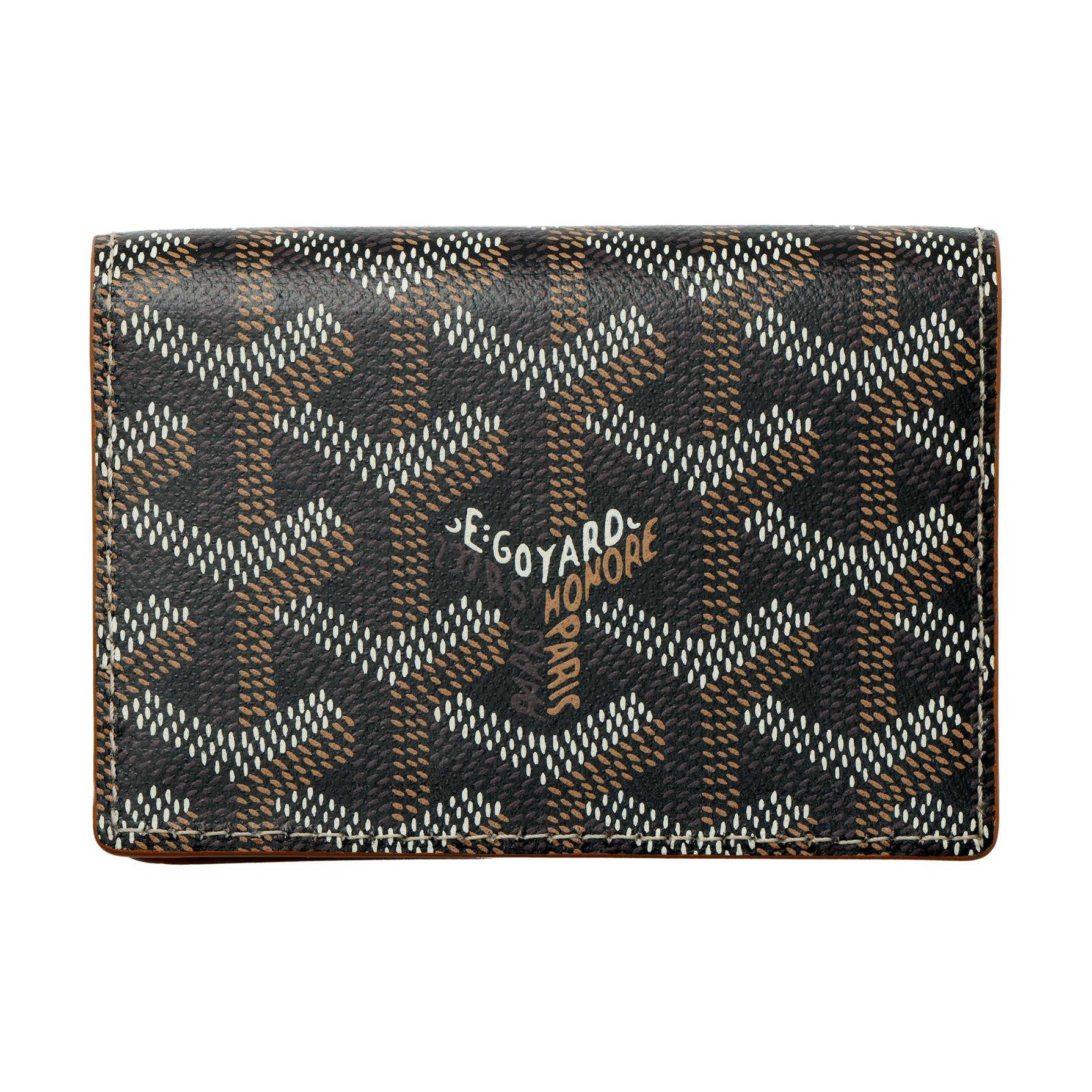 

GOYARD MALESHERBES Холст с кожаным держателем для карт, унисекс, коричневый