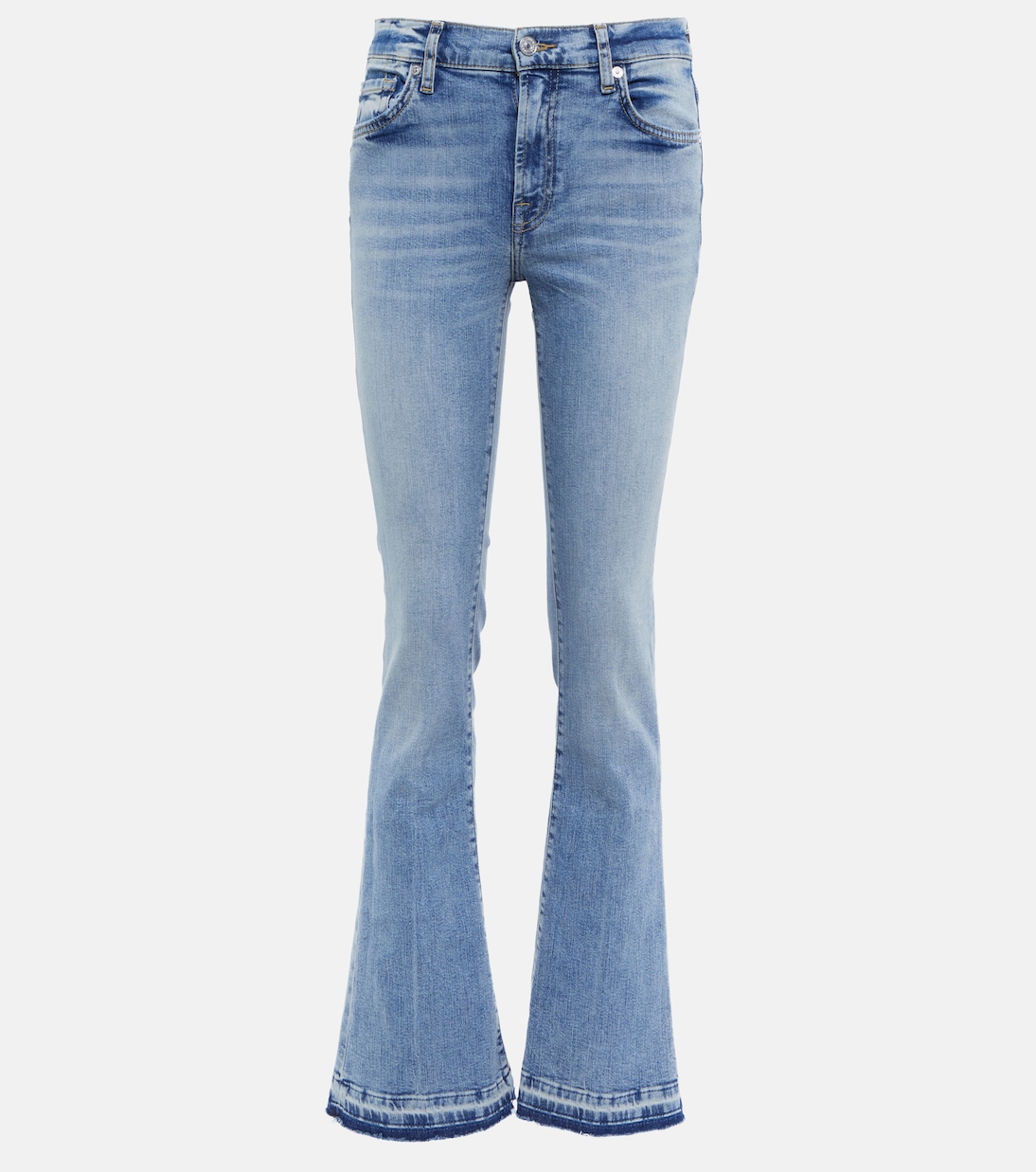 

Джинсы Bootcut Tailorless со средней посадкой 7 For All Mankind, Decade