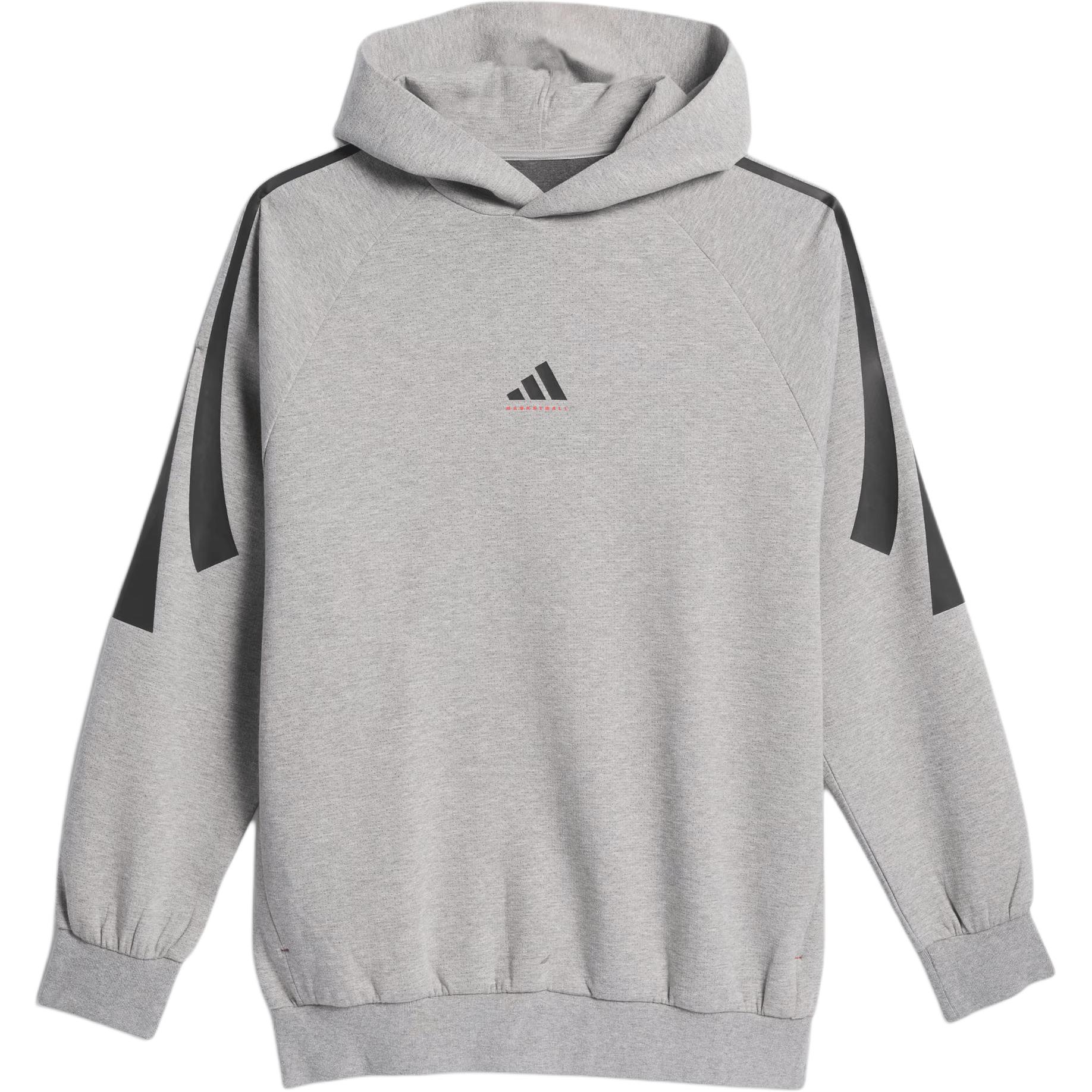 Бесплатная доставка с баскетбольным худи Spacer Gender Neutral Adidas, серый — фото 2