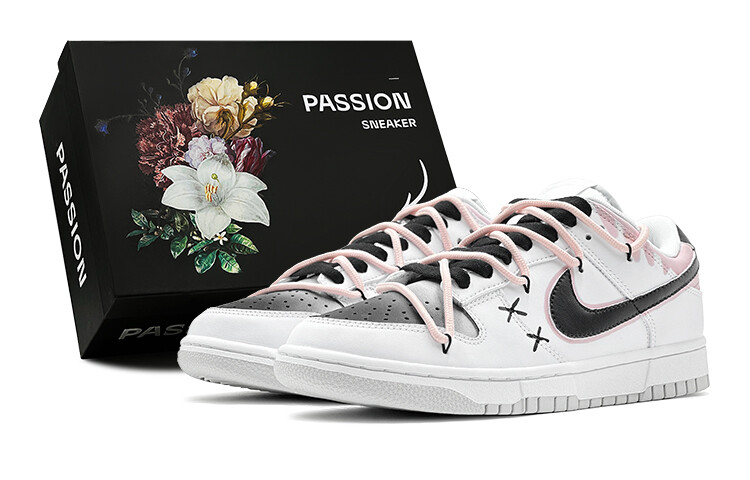 

Кроссовки Nike Dunk Skateboarding Shoes Women's Low-top Pink, черный