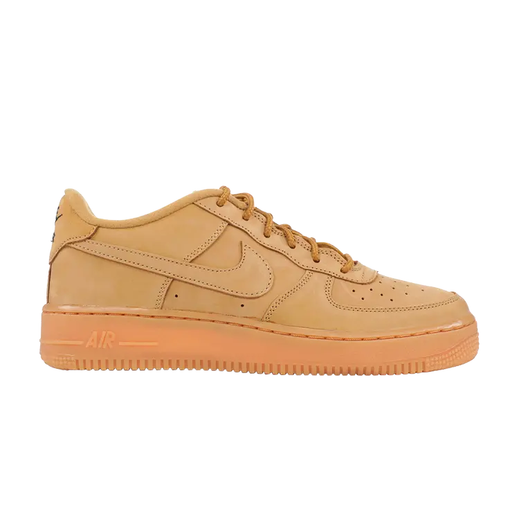 

Кроссовки Nike Air Force 1 Low GS 'Flax', загар