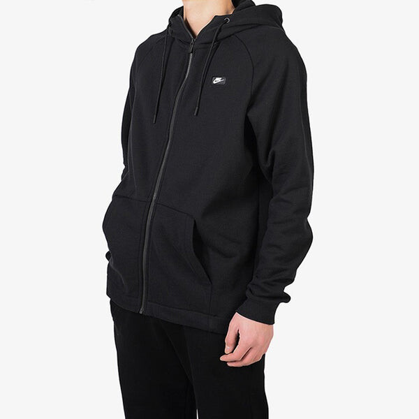 Куртка Nike Athleisure Casual Sports Cozy Wear-resistant Hooded Jacket Black, черный — фото 4