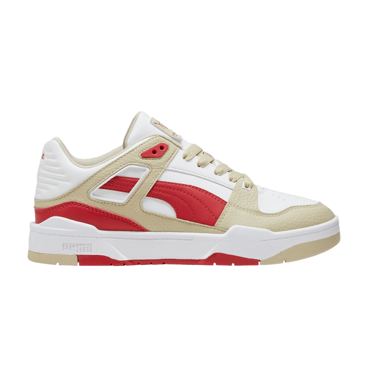 

Кроссовки Puma Slipstream Leather 'White Putty Red', кремовый