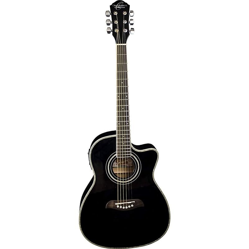 

Акустическая гитара Oscar Schmidt OG1CEB 3/4 Size Dreadnought Acoustic Electric Guitar, Black