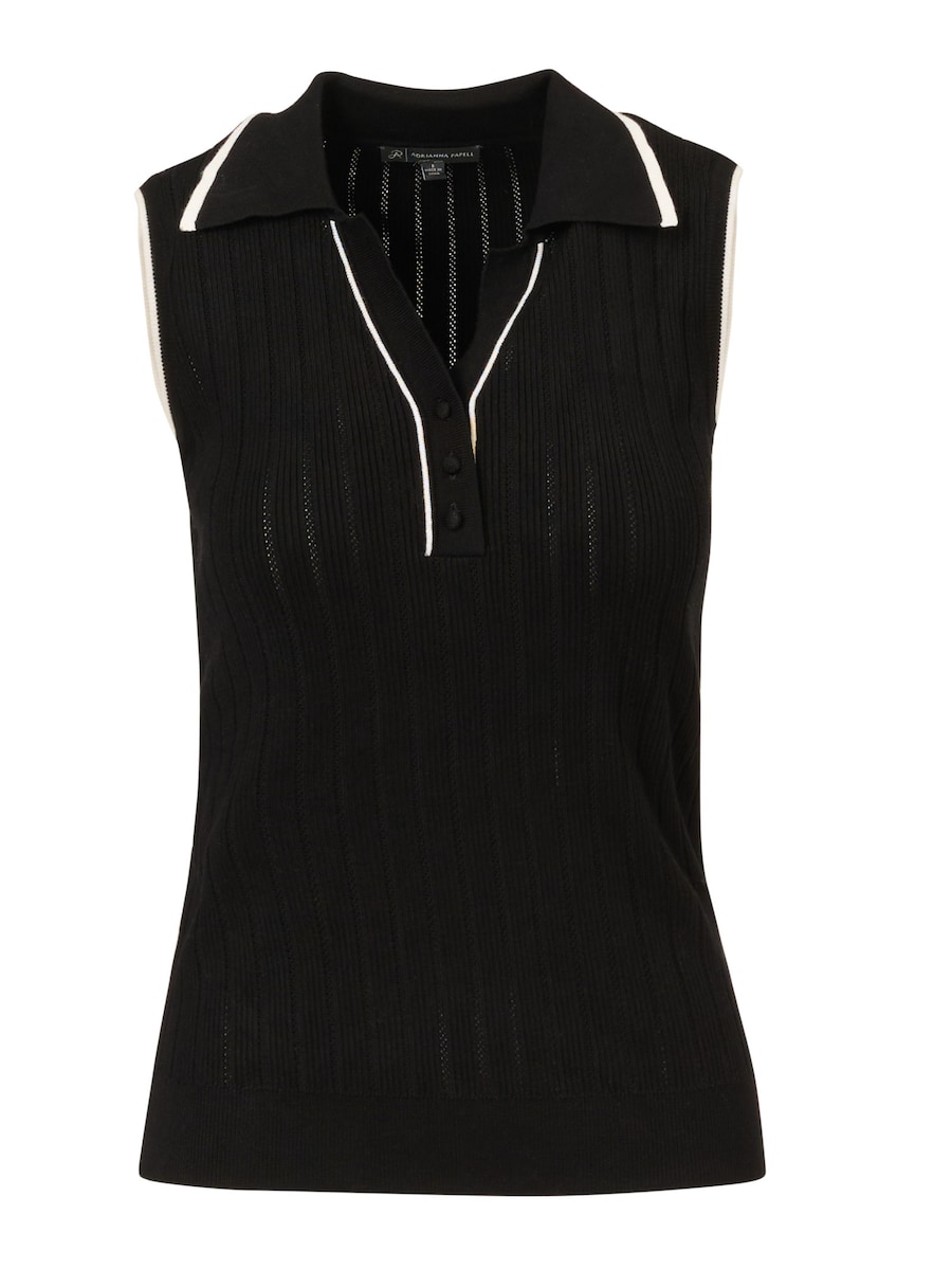 

Вязаный жилет Adrianna Papell, черный