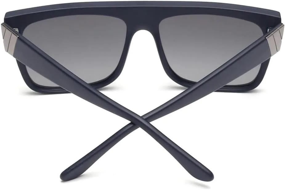 

Солнцезащитные очки с ацетатной оправой, большие, поляризованные, для мужчин и женщин, с плоской верхней частью, защита от УФ-излучения UV400 VFDHN, C2 Demi G15