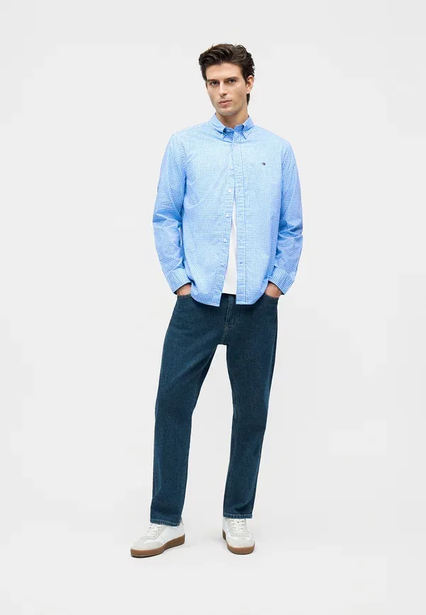 Рубашка Tommy Hilfiger Core Essentials, синяя — фото 2
