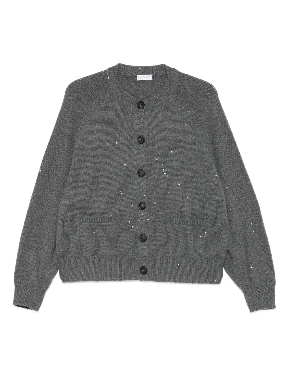 

Кардиган с пайетками Brunello Cucinelli, серый