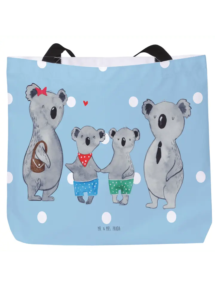 

Шоппер Mr. & Mrs. Panda, цвет blau pastell