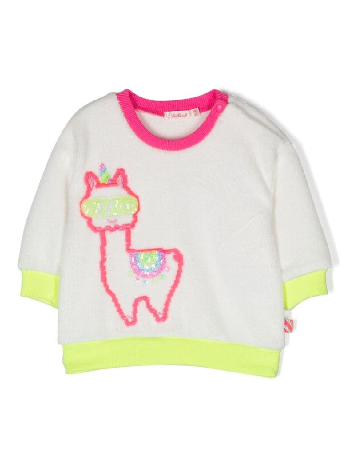 

Фактурная толстовка с принтом Billieblush, белый