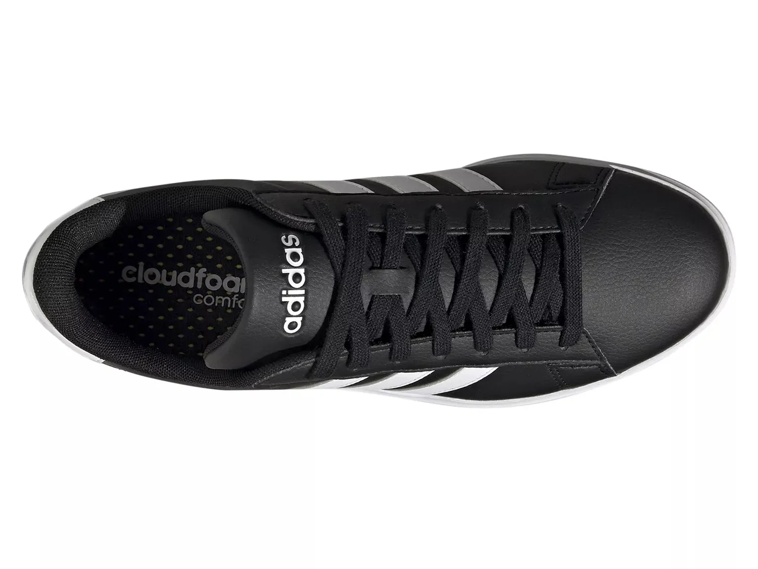 Кроссовки Adidas Grand Court 2.0 — мужские, черные/белые — фото 4