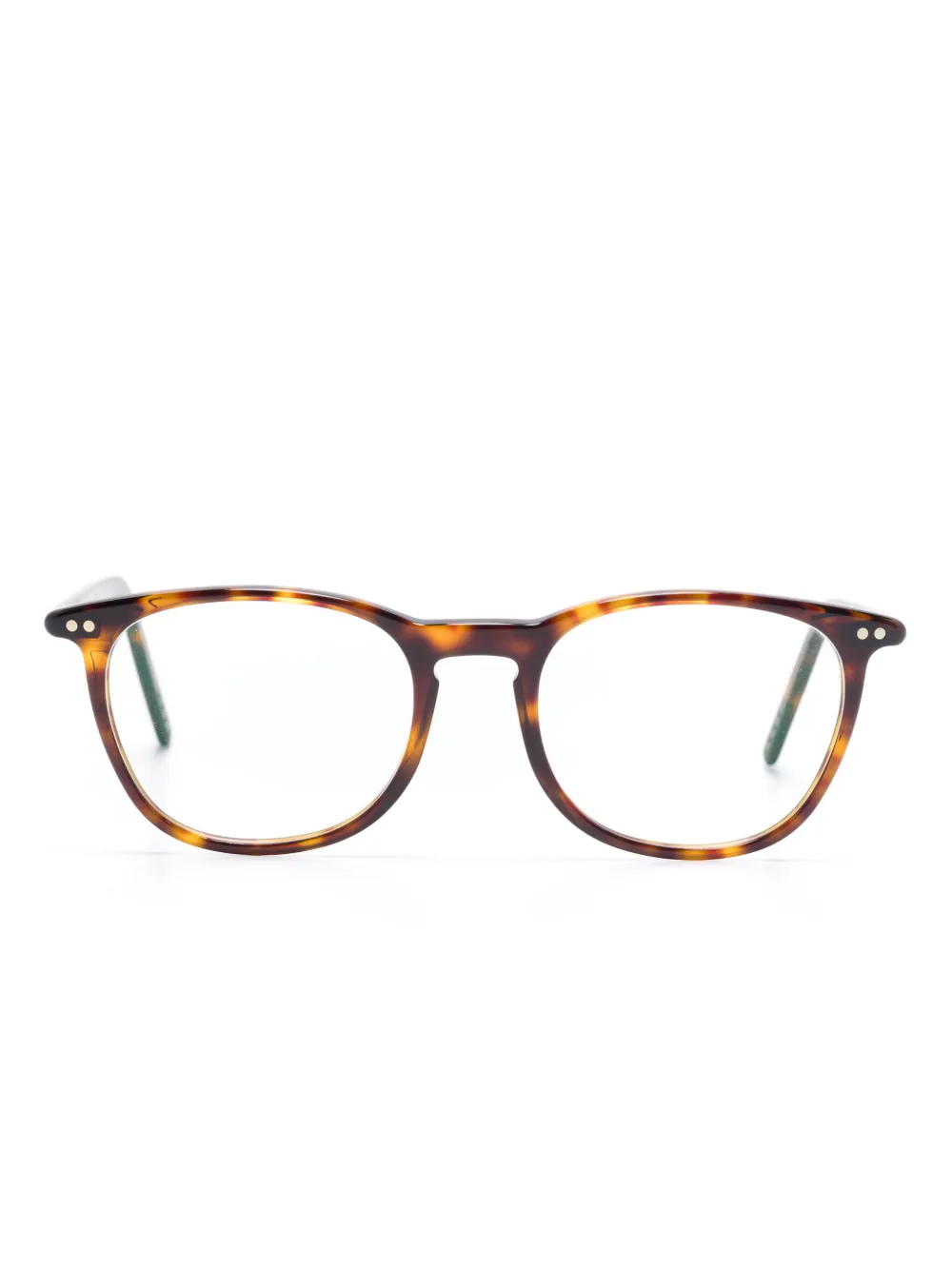 

Очки в круглой оправе Lunor, коричневый