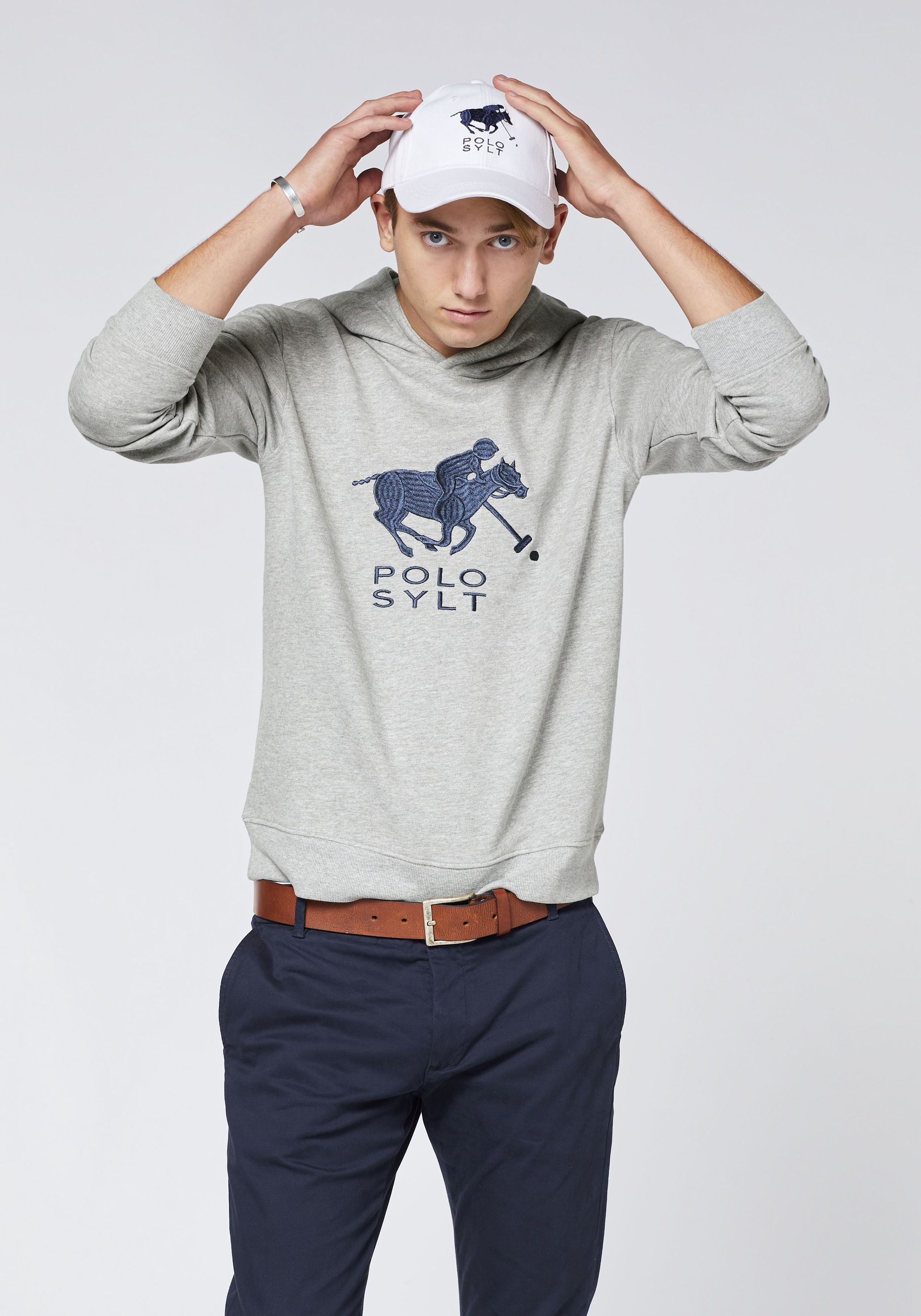 

Толстовка Polo Sylt Hoodie, серый