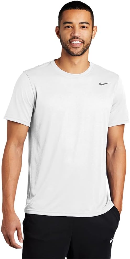 

Мужская футболка Nike Dri-fit Legend Fitness, White | Black, Белый, Мужская футболка Nike Dri-fit Legend Fitness, White | Black