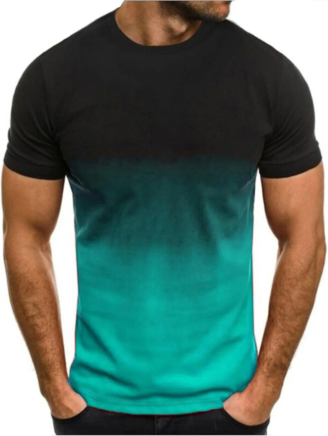 

Мужская футболка Gradient Color с коротким рукавом TXGMNA