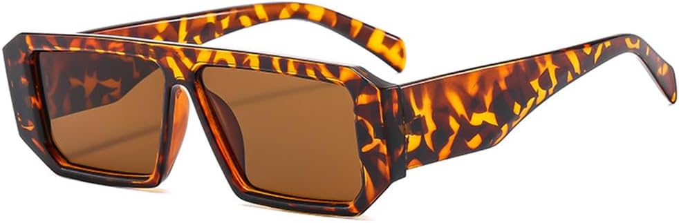 

Солнцезащитные очки UV400 для мужчин и женщин, с градиентными линзами и заклепками. Подходят для занятий спортом на открытом воздухе, бега и путешествий UYPTK, Leopard