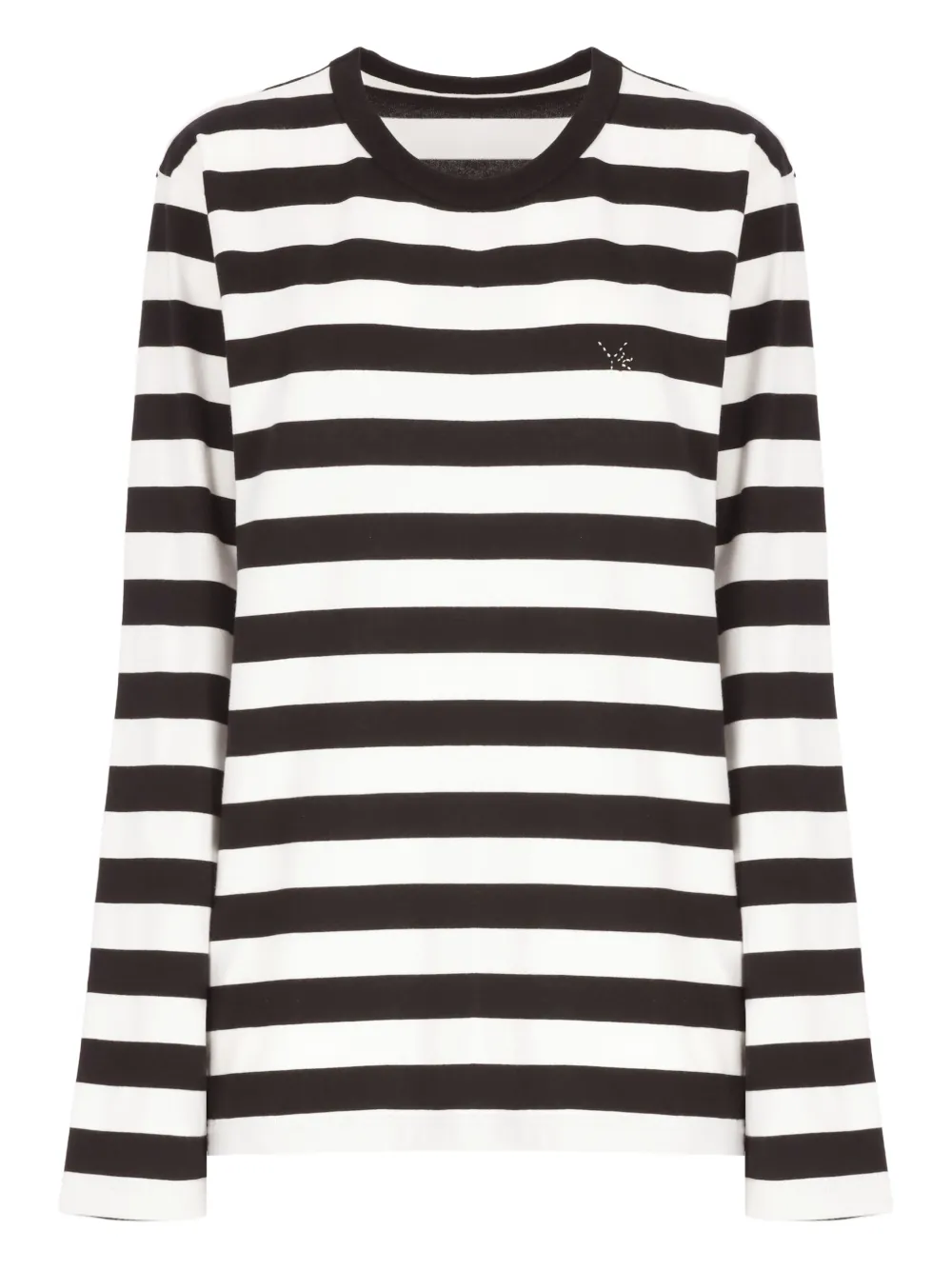 

Свитер в полоску Y's, черный