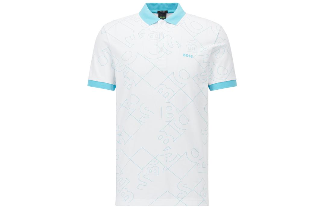 

HUGO BOSS Белая поло SS22 для мужчин