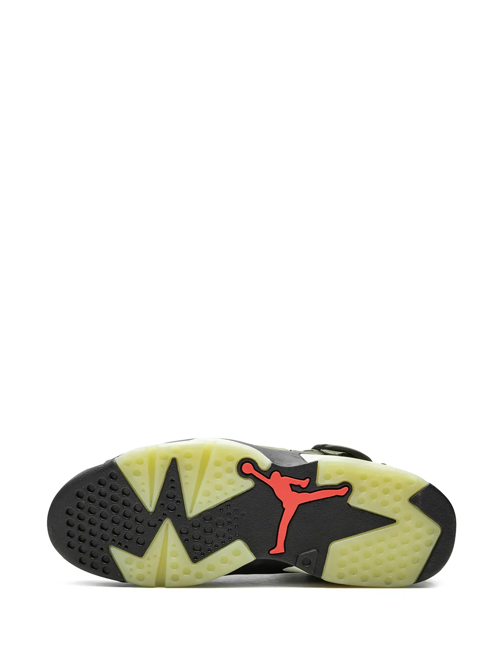 Кроссовки Air  6 Retro Cactus Jack из коллаборации с Travis Scott Jordan, зеленый — фото 4
