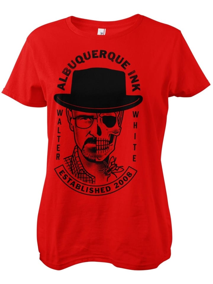 

Футболка Albuquerque Ink Girly Tee Breaking Bad, красный