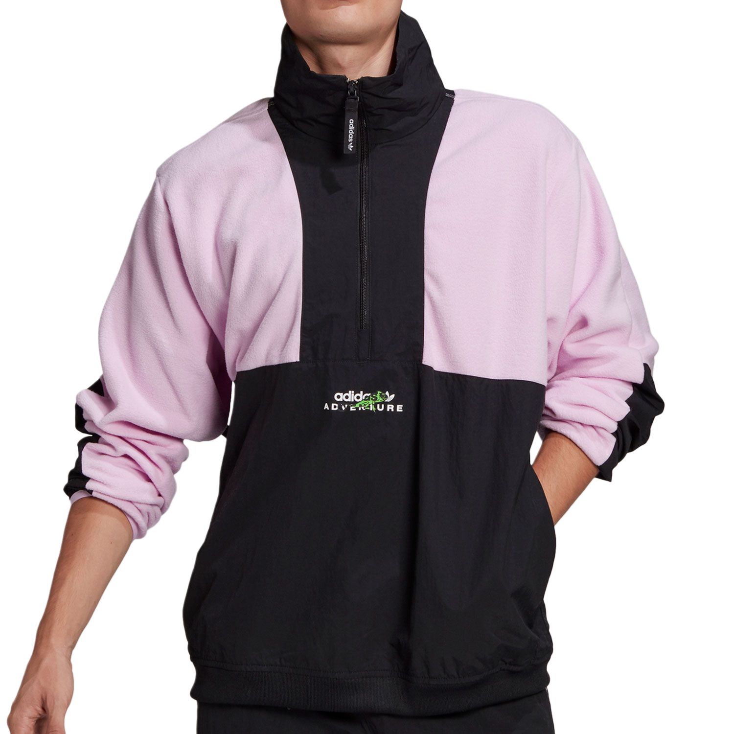 Спортивный свитшот мужской Adidas Originals, фиолетовый/черный — фото 2