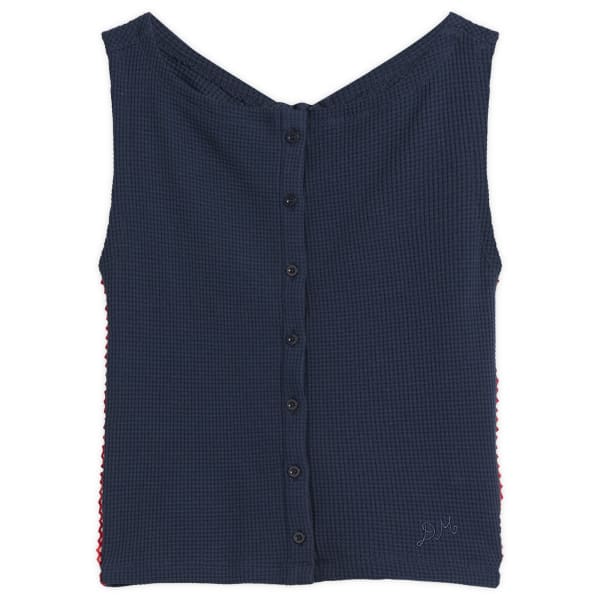 

Девон поло с ажурной вязкой Damson Madder, navy