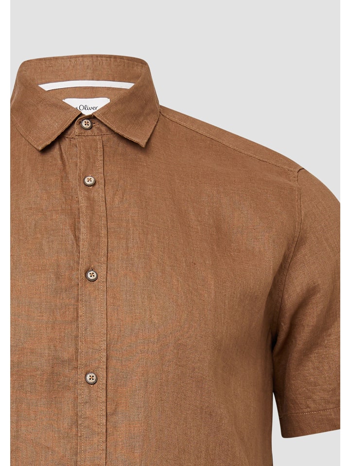 

Рубашка s.Oliver, коричневый