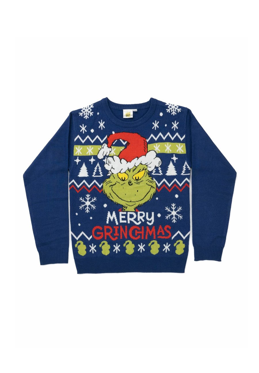 Джемпер United Labels THE GRINCH WEIHNACHTS MERRY WINTER UGLY, Blau/Blue — фото 3