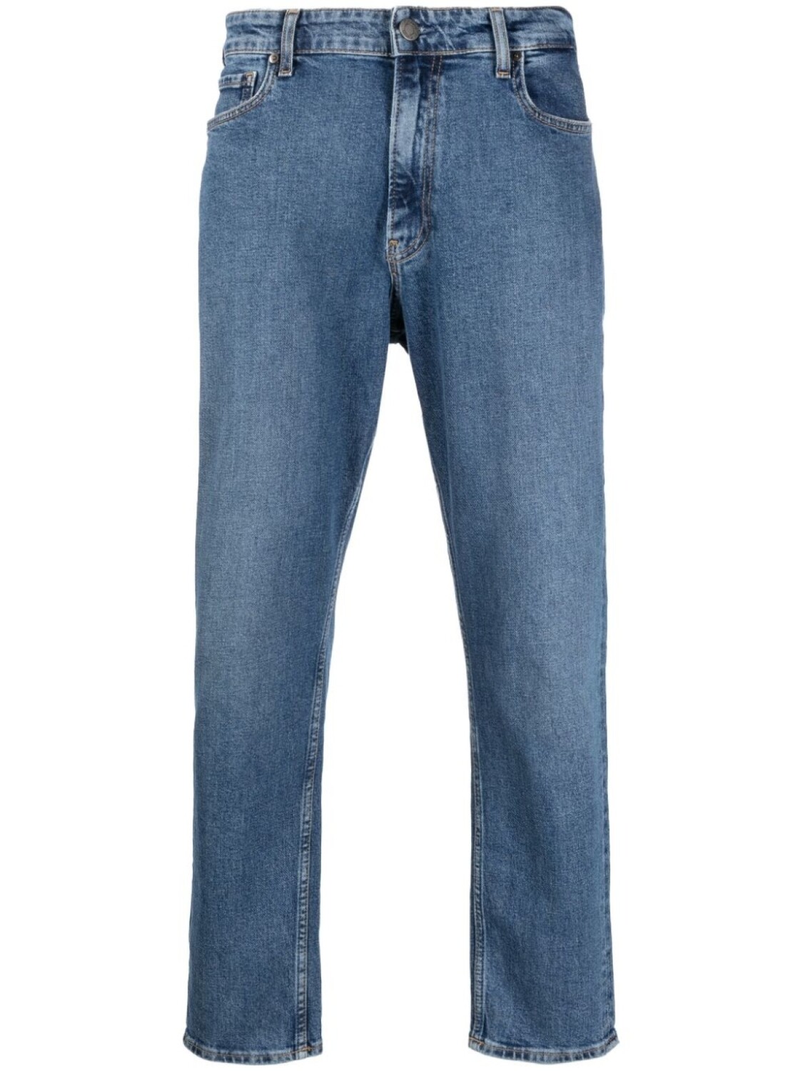 

Calvin Klein зауженные джинсы с логотипом, синий