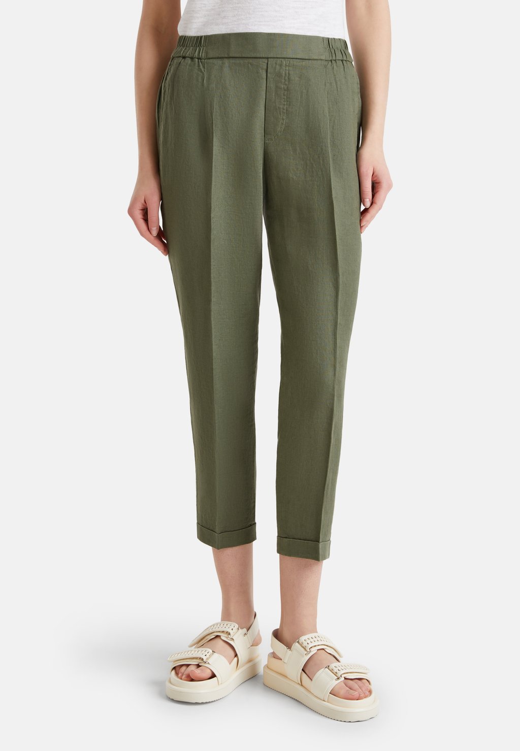 

Брюки CROPPED United Colors of Benetton, зеленый