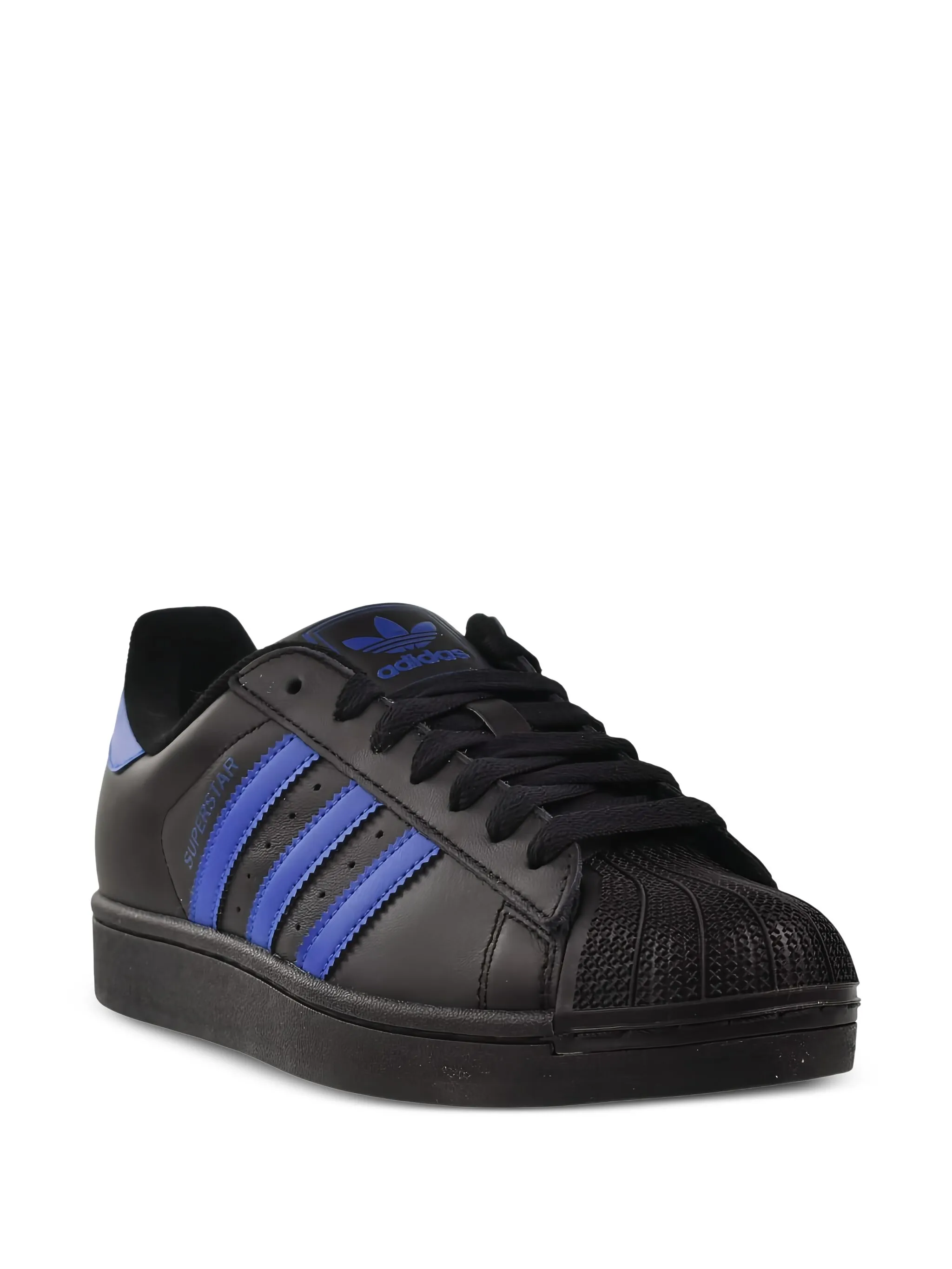 Кроссовки Superstar II Core Black/Blue/Cloud Adidas, черный — фото 2