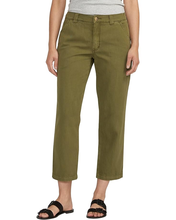 

Брюки Jag Jeans Chino Tailored Crop Pant, цвет Moss