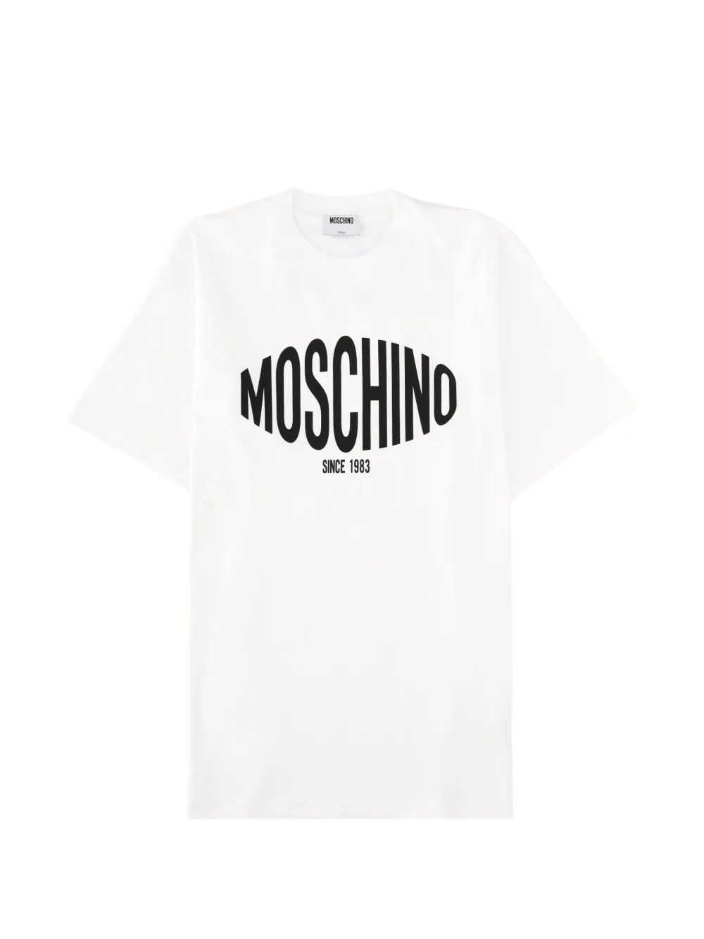 

Футболка с принтом логотипа Moschino, белый