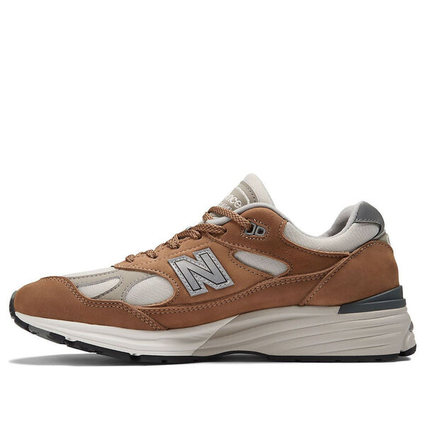 Кроссовки 991v2 сделано в Великобритании New Balance, коричневый — фото 2