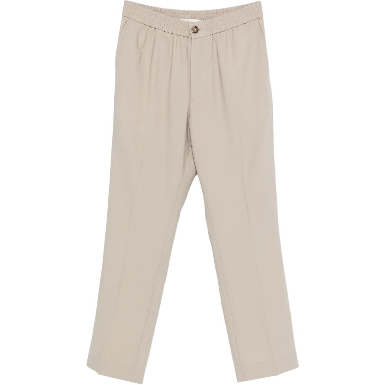 

Брюки Ami Paris с эластичным поясом AMIPARIS, светло-бежевый