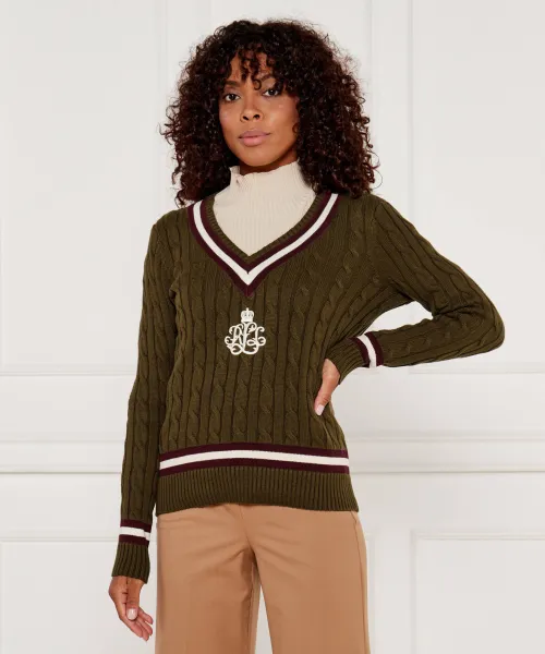 

Свитер Regular fit Lauren Ralph Lauren, зеленый