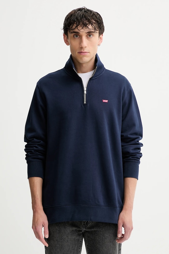 

Хлопковая толстовка Levi'S, темно-синий