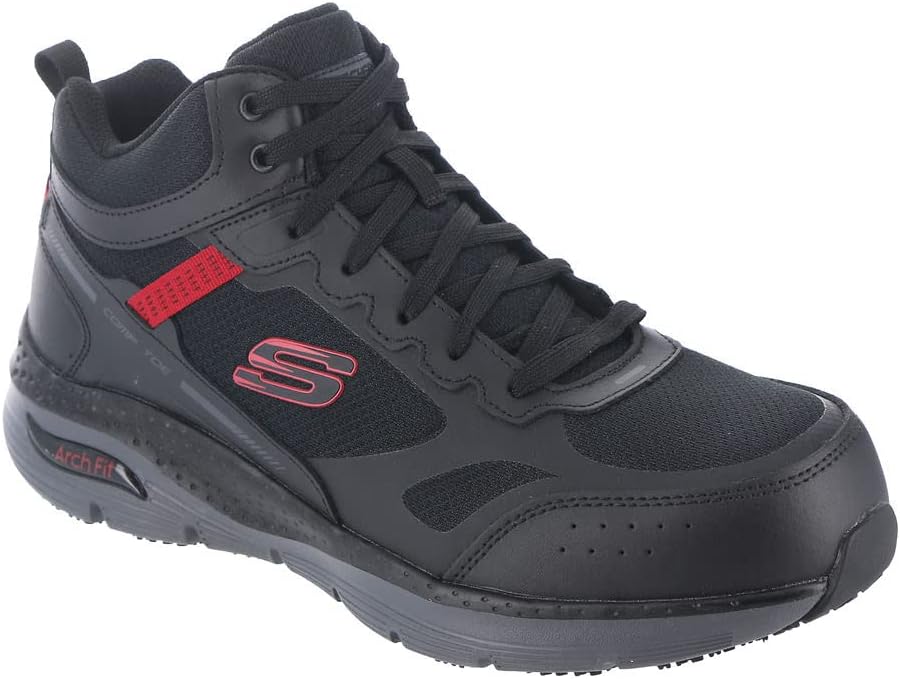 

Мужские кроссовки Skechers Arch Fit Sr - Bensen с усиленным носком, черный
