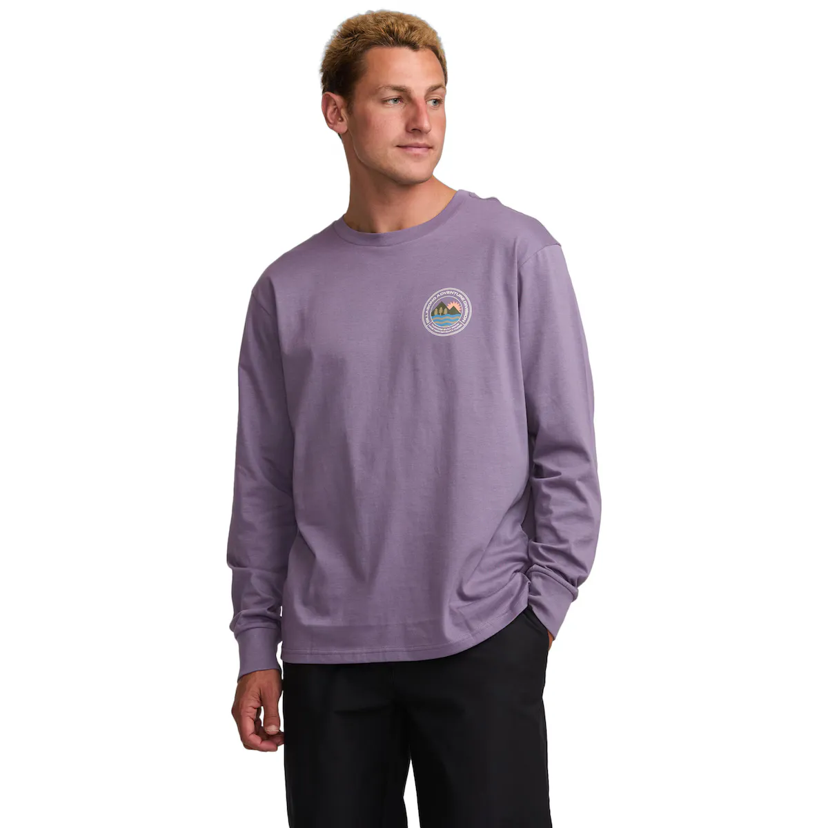 

Мужская футболка Billabong Rockies, фиолетовый