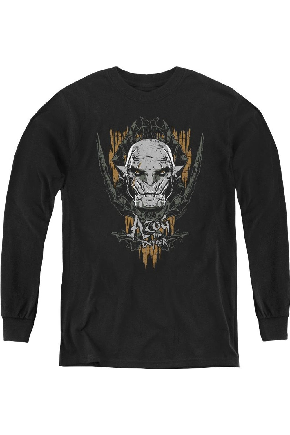 

Футболка с длинным рукавом Azog Youth из коллекции Hobbit Gildan, черный