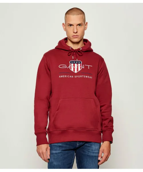 

Толстовка Regular fit Gant, красный