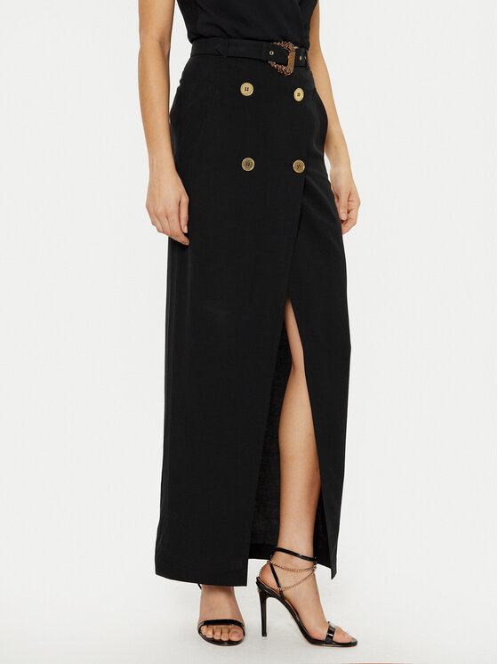 

Юбка миди стандартный крой 78HAE802 N0432 Versace Jeans Couture, черный