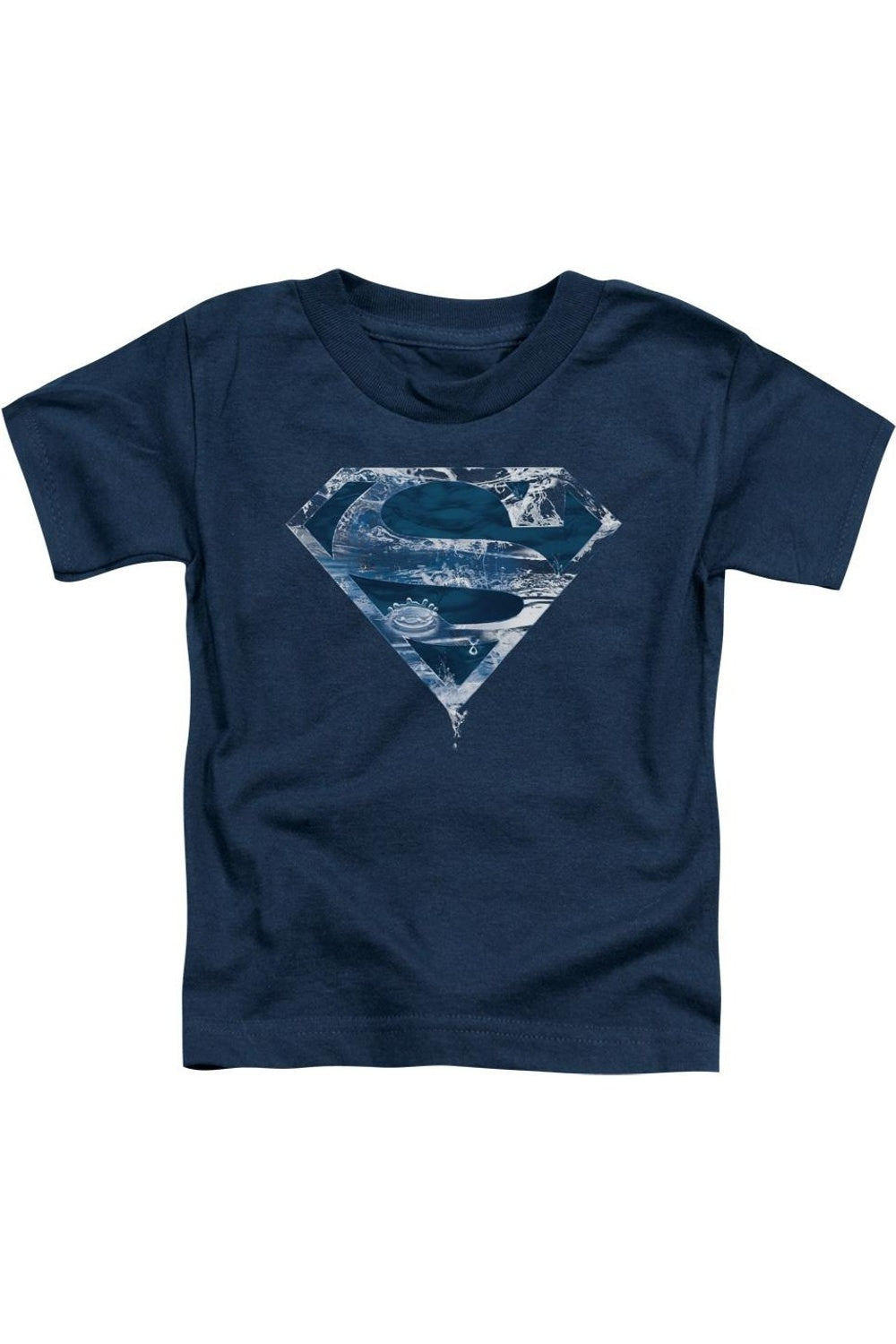 

Футболка с коротким рукавом "Супермен: Водный щит" для малышей Gildan, темно-синий