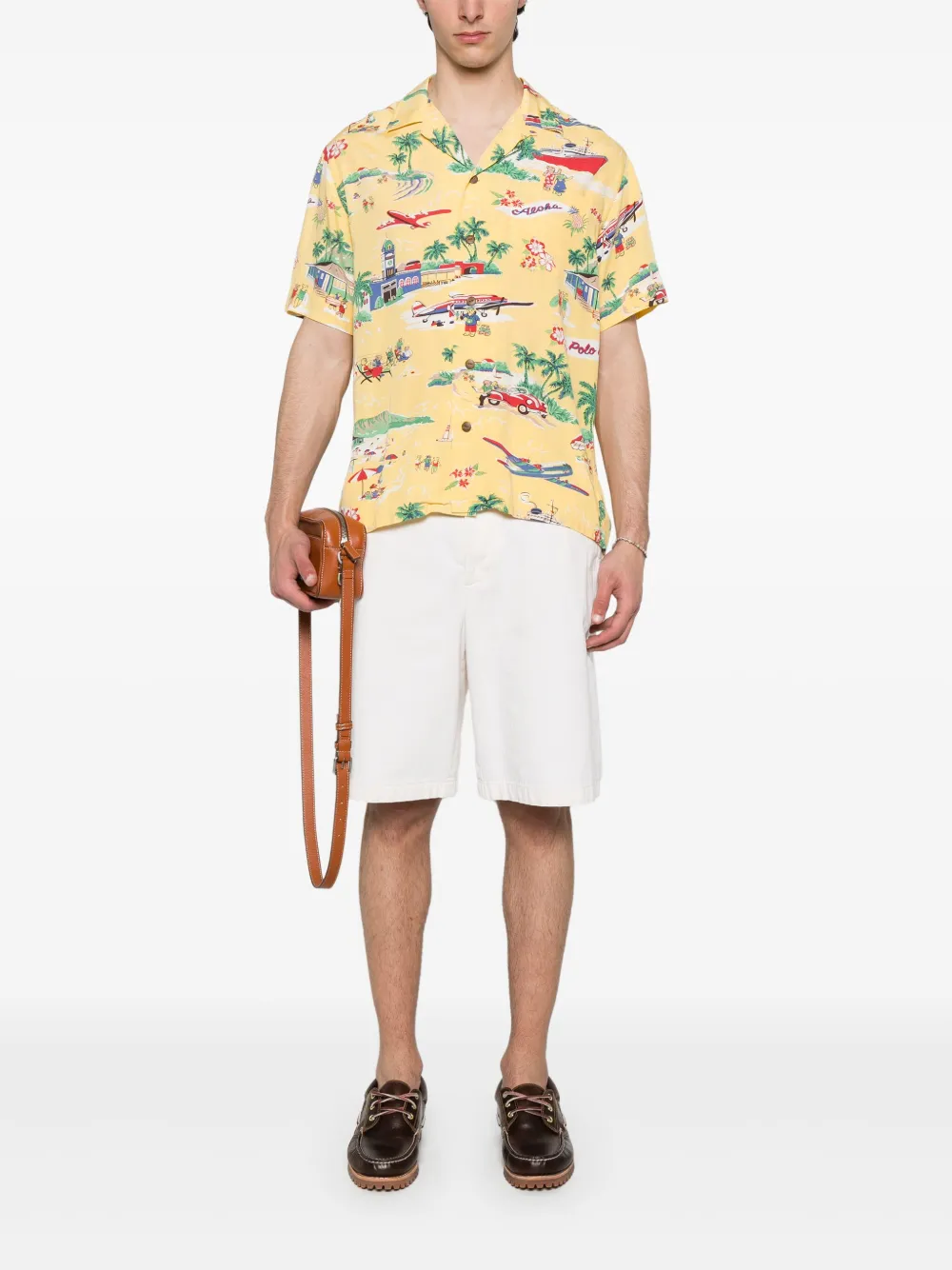 Рубашка Polo Bear POLO RALPH LAUREN, желтый — фото 2